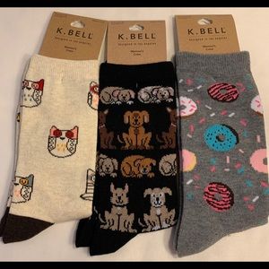 K.Bell Women's Socks 9-11
